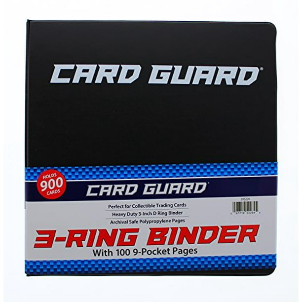 CardGuard Premium 3-Ring 3 Card Binder Including 100 Starter Series 9-Pocket Pages CardGuard Premium 3-Ring 3 Card Binder Including 100 Starter Series 9-Pocket Pages